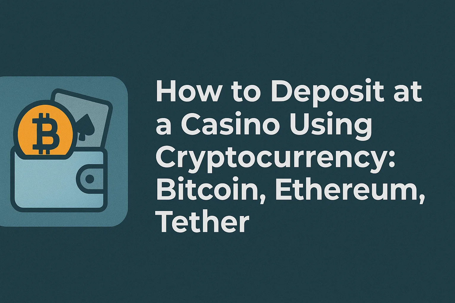 How to Deposit at a Casino Using Cryptocurrency: Bitcoin, Ethereum, Tether